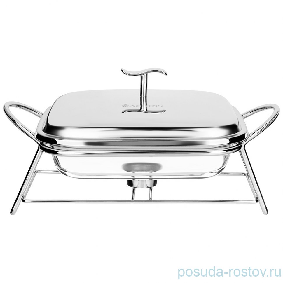 Мармит 1,8 л квадратный silver Agness / 336637 Мармит 1,8 л квадратный silver Agness / 336637