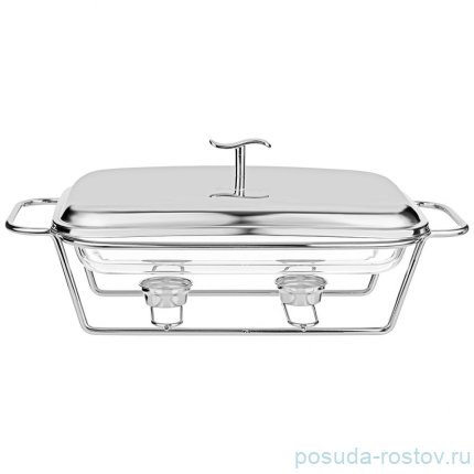 Мармит 2,2 л прямоугольный silver Agness / 336639