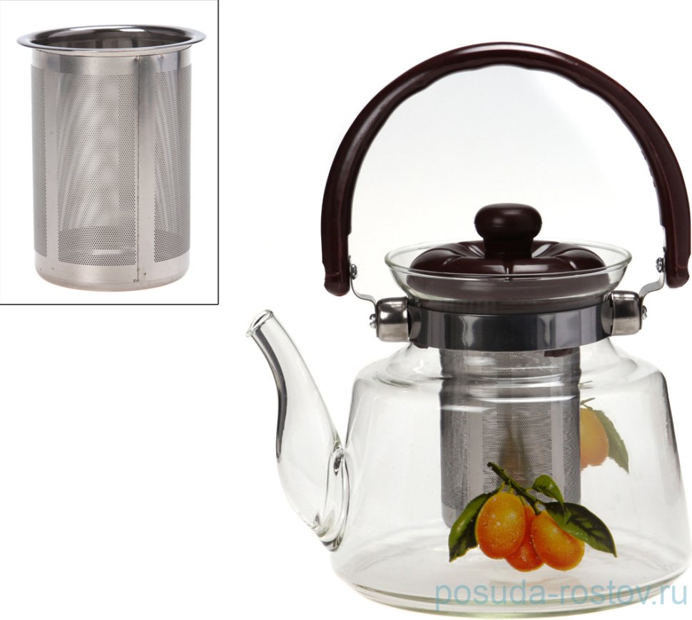 Заварочный чайник 1,2 л с фильтром "Agness" / 195740 Заварочный чайник 1,2 л с фильтром "Agness" / 195740