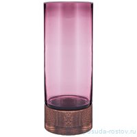 Ваза для цветов 12 х 12 х 29,5 см &quot;Woody purple&quot; / 338608