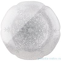 Тарелка 21 см акцентная &quot;Snowflake silver&quot; / 259710