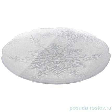 Тарелка 21 см акцентная &quot;snowflake silver&quot; / 259710