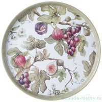 Поднос 33 х 2,1 см сервировочный &quot;Фрукты и ягоды&quot; / 280998