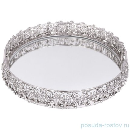 Поднос декоративный 29 см круглый / 351454