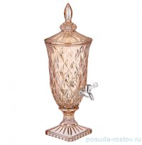 Лимонадница 16 х 16 х 45,5 см 1,8 л янтарная &quot;Muza ion /Ромбо&quot; / 255038