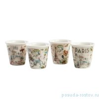 Набор чашек для эспрессо 4 шт &quot;Париж навсегда&quot; (подарочная упаковка) / 153252