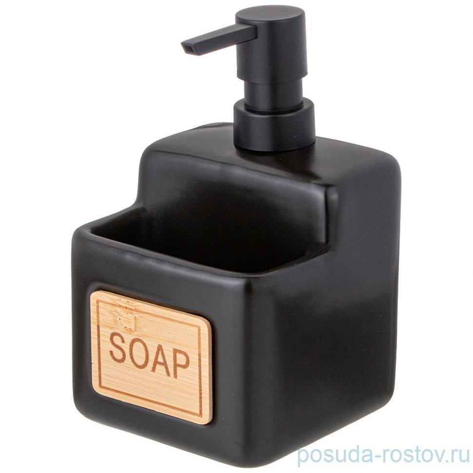 Дозатор для моющего средства 500 мл чёрный "Soap" / 347529 Дозатор для моющего средства 500 мл чёрный "Soap" / 347529