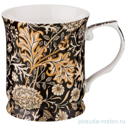 Кружка 420 мл чёрная &quot;У. Моррис /Чертополох&quot; / 186000