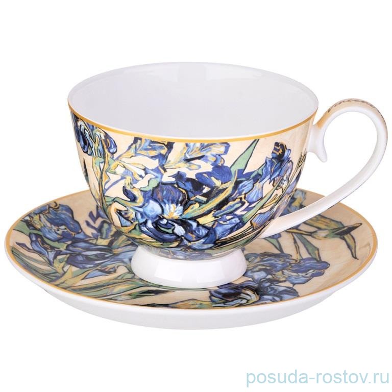 Чайная пара 250 мл "Ирисы (В. Ван Гог)" / 350103