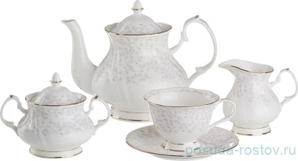 Чайный сервиз на 6 персон 15 предметов &quot;Вивьен&quot; (подарочная упаковка) / 189115