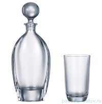 Набор для воды 7 предметов (графин 700 мл + 6 стаканов по 300 мл) &quot;Oрбит /Без декора&quot; / 045588