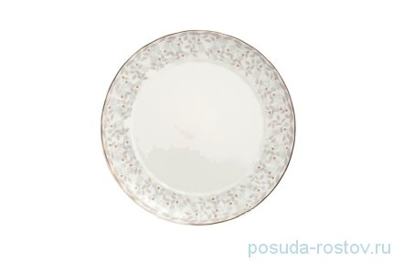 Набор тарелок 19 см 6 шт &quot;Вивьен /Мелкие цветочные веточки /золото&quot; / 140018