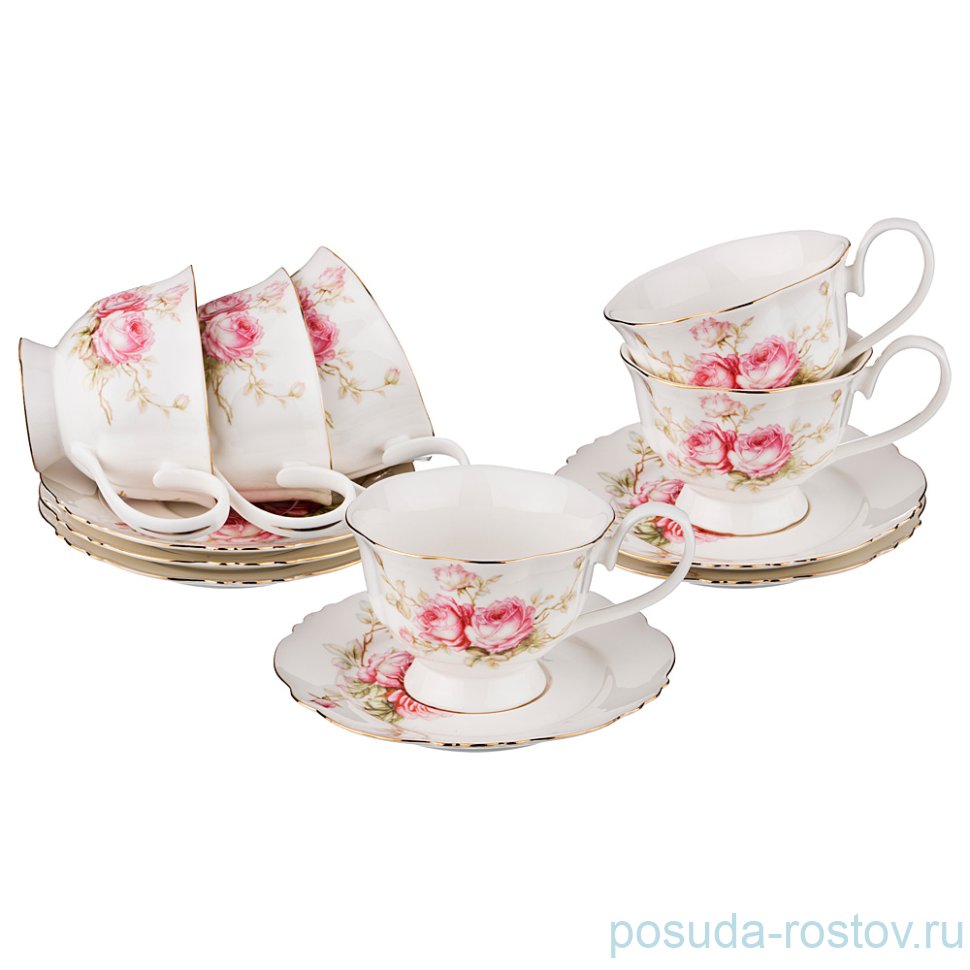 Набор чайных пар 250 мл 6 шт "Хендель" / 202855
