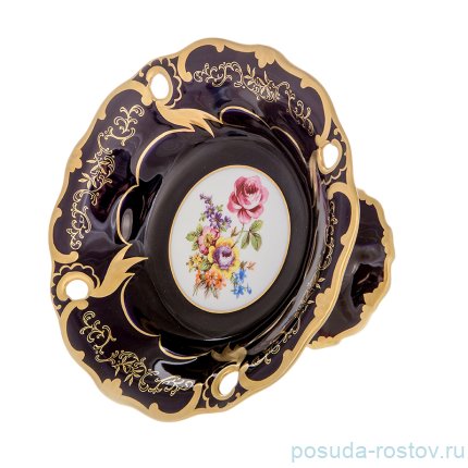 Ваза для фруктов 25 см н/н &quot;Илза&quot; &quot;Санкт-Петербург 866 /Кобальт&quot;  / 071692