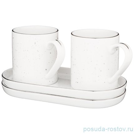 Набор чайных пар 230 мл 2 шт &quot;Platinum&quot; / 236752