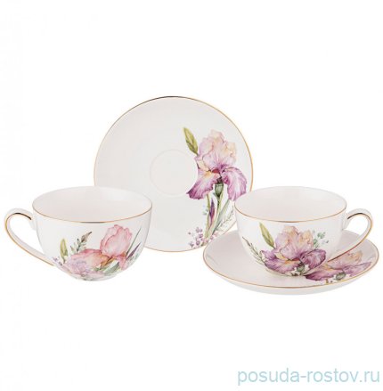 Набор чайных пар 280 мл 2 шт &quot;Iris&quot; / 245605