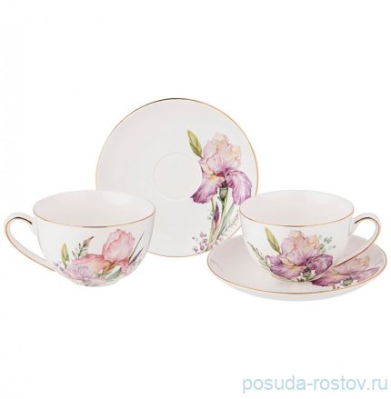 Набор чайных пар 280 мл 2 шт &quot;Iris&quot; / 245605