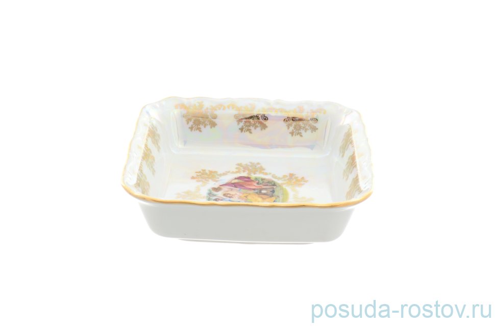 Салатник 16 см квадратный "Фредерика /Мадонна перламутр" / 153567 Салатник 16 см квадратный "Фредерика /Мадонна перламутр" / 153567