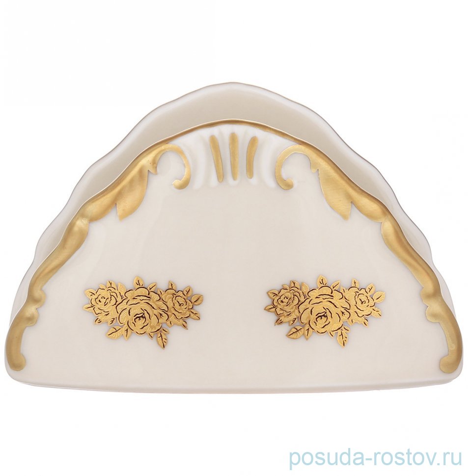 Салфетница "Аляска /Золотые розочки /СК" / 323269