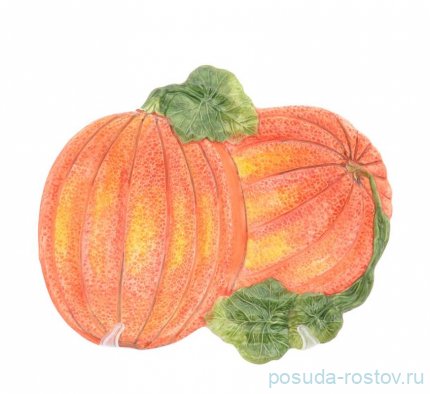 Менажница 29 х 24 см 2-х секционная &quot;Тыква&quot; / 271009