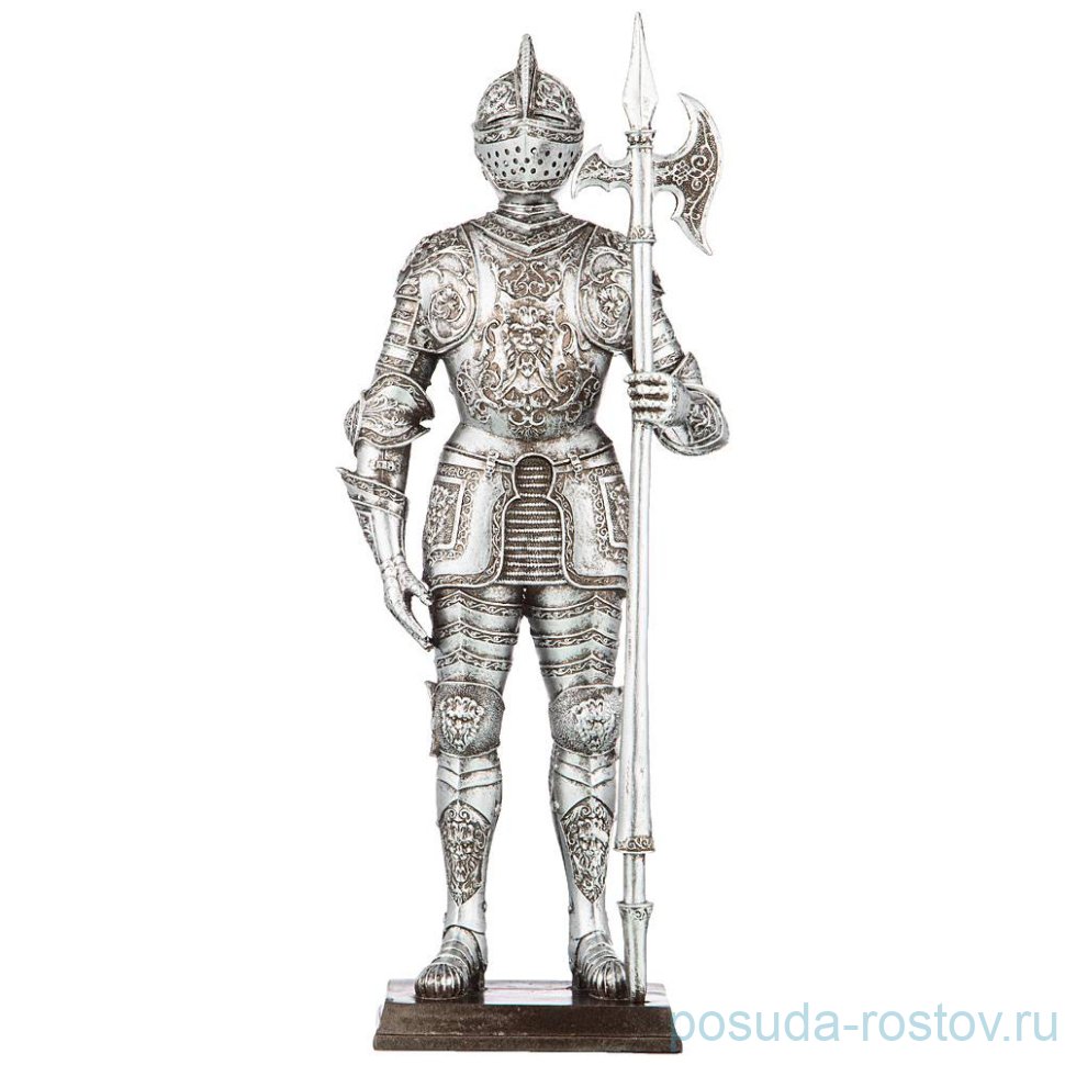 Фигурка 13 х 8 х 33 см серебристый "рыцарь" / 212220 Фигурка 13 х 8 х 33 см серебристый "рыцарь" / 212220