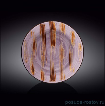 Тарелка 25,5 см глубокая сиреневая &quot;Scratch&quot; / 261517