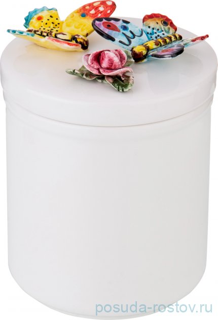 Банка для сыпучих продуктов 900 мл &quot;бабочка&quot; / 170603