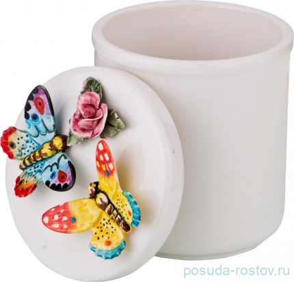 Банка для сыпучих продуктов 900 мл &quot;бабочка&quot; / 170603