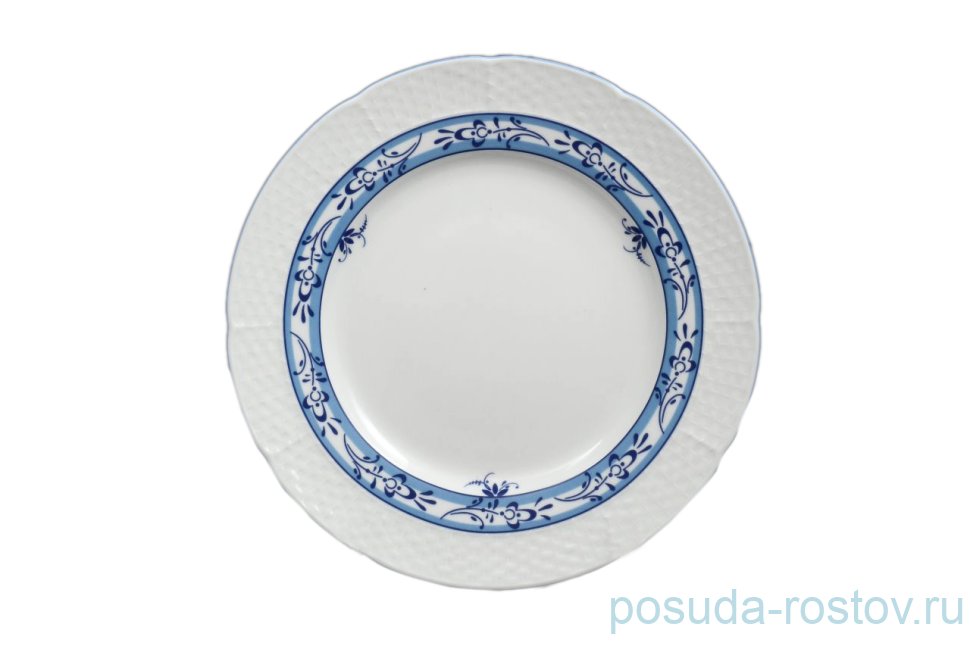 Набор тарелок 25 см 6 шт "Николь /Гжель" / 036147
