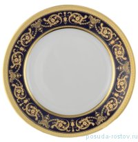Набор тарелок 17 см 6 шт &quot;Констанц /Императорское золото /на синем&quot; / 033182