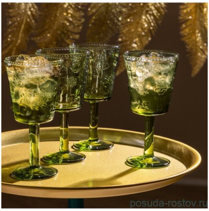 Бокалы для воды 280 мл 4 шт &quot;Щелкунчик green&quot; / 378982