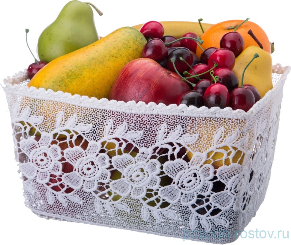 Корзинка 26 х 19 х 15 см "белая" / 186307 Корзинка 26 х 19 х 15 см "белая" / 186307