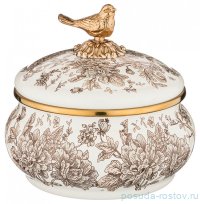 Сахарница 14 х 14 см 850 мл &quot;Agness /Винтаж /Королевский сад&quot; / 210636