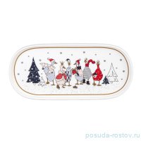 Блюдо 25,5 см овальное &quot;Family christmas&quot; / 360667