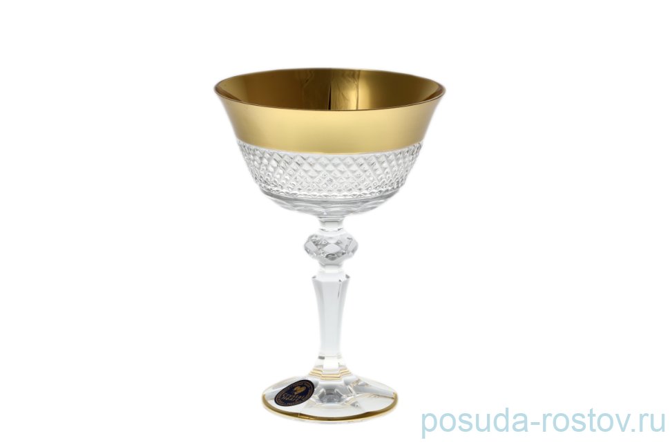 Креманки/мартинки 180 мл 2 шт "CRYSTAL HEART /Матовое золото" / 139396 Креманки/мартинки 180 мл 2 шт "CRYSTAL HEART /Матовое золото" / 139396