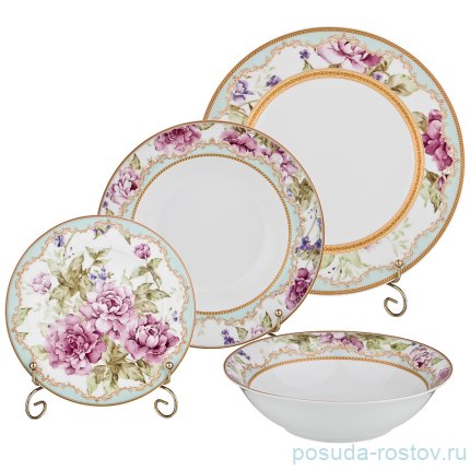 Столовый набор на 6 персон 19 предметов &quot;Пионы&quot; / 193964