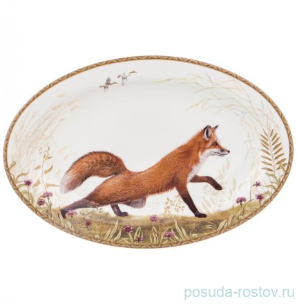 Блюдо 26,5 см овальное &quot;Охота&quot; / 298419