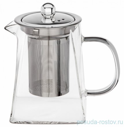 Заварочный чайник 480 мл с металлическим фильтром &quot;Без декора&quot; / 289384