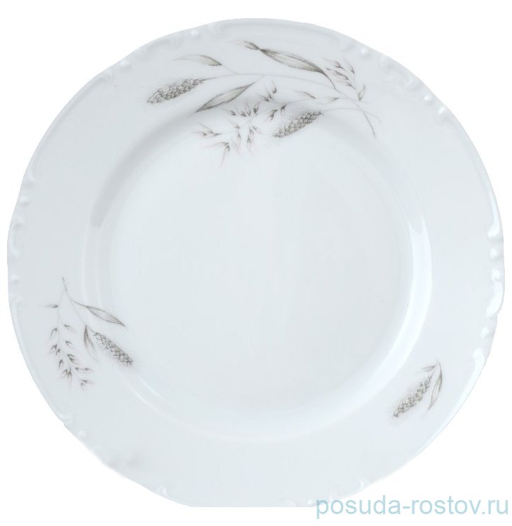 Тарелка 17 см 1 шт "Констанция /Серебряные колосья" / 227026 Тарелка 17 см 1 шт "Констанция /Серебряные колосья" / 227026