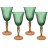 Бокалы для белого вина 270 мл 4 шт &quot;Sicilia green&quot; / 328628