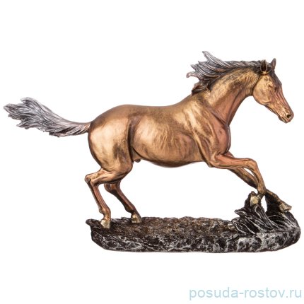 Фигурка 34 х 22 см &quot;Конь&quot; /золото / 271929