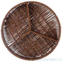 Корзинка-менажница 25 х 4,5 см &quot;Натурель&quot; / 342760