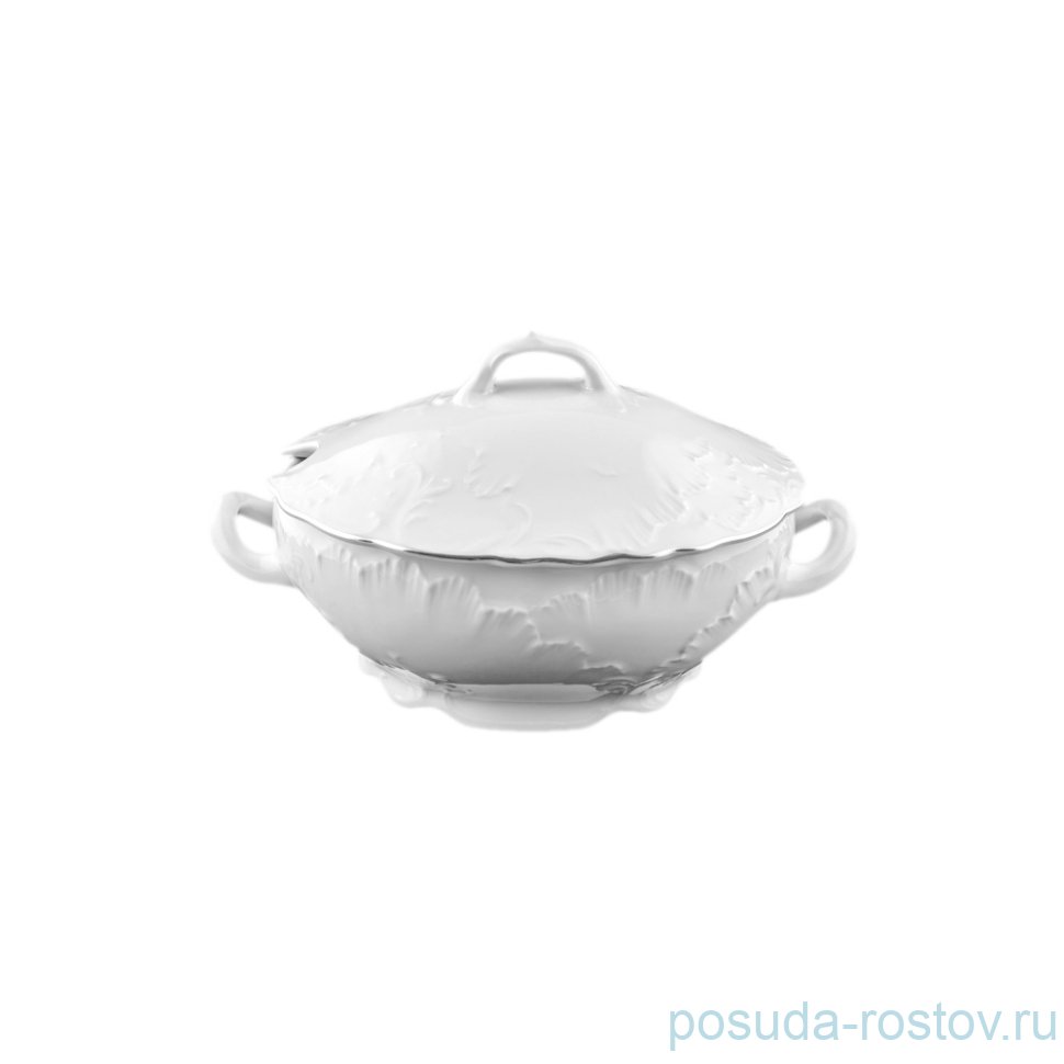 Супник 2,7 л Cmielow "Рококо /Отводка платина" / 128884 Супник 2,7 л Cmielow "Рококо /Отводка платина" / 128884
