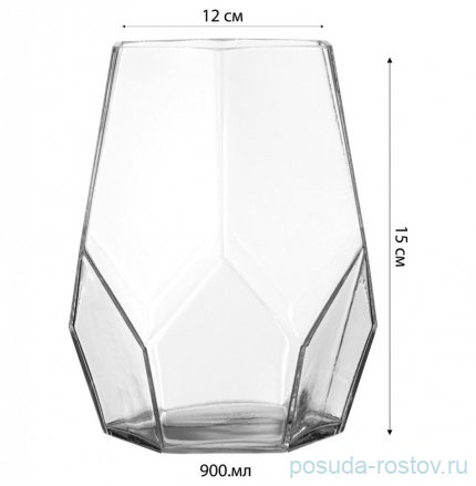 Ваза для цветов 12 х 15 см  / 310626