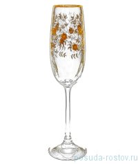 Бокал для шампанского 180 мл 1 шт &quot;Эсприт /Золотые цветы&quot; / 139534