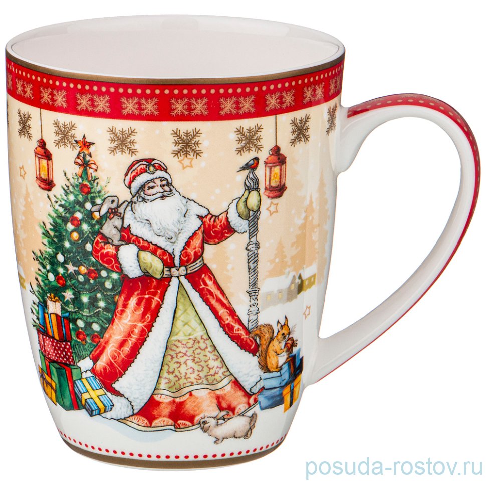Кружка 400 мл "Дед мороз и снегурочка" / 228627 Кружка 400 мл "Дед мороз и снегурочка" / 228627