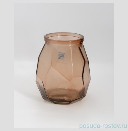 Ваза для цветов 19 см коричневый &quot;Origami&quot; / 323164