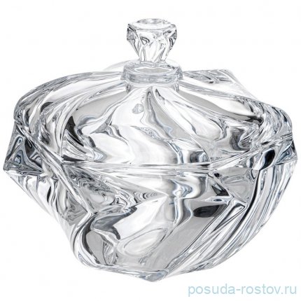 Конфетница 17 х 15,5 см с крышкой &quot;Bohema&quot;    / 347326