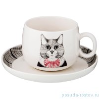 Чайные пары 450 мл 4 шт &quot;Fashion Animals /Кошка&quot; / 190901