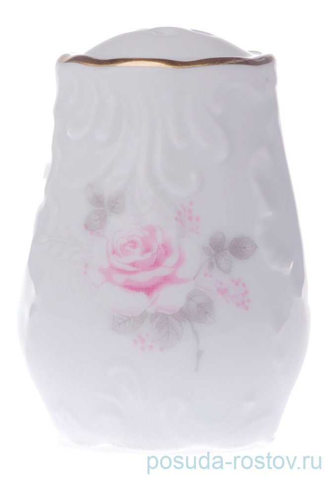 Прибор для специй Солонка 6 см "Рококо /Серая роза /золото" / 111480 Прибор для специй Солонка 6 см "Рококо /Серая роза /золото" / 111480